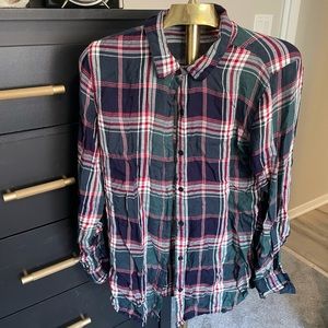 Long sleeve flannel shirt